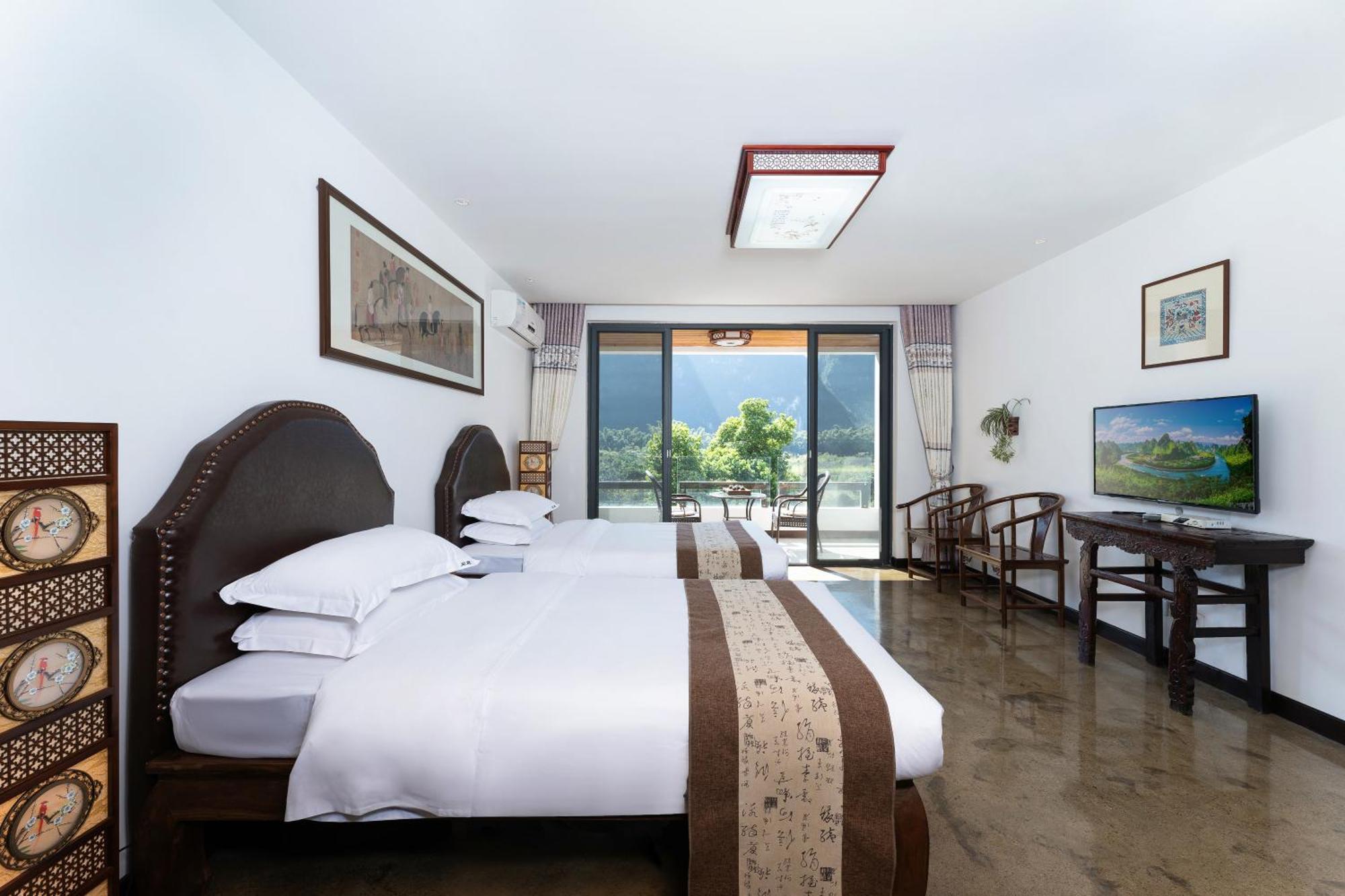 Leisure Courtyard Hotel Yangshuo-Free Shuttle Bus To Yangshuo Station Stay 2 Nights One Way Ngoại thất bức ảnh