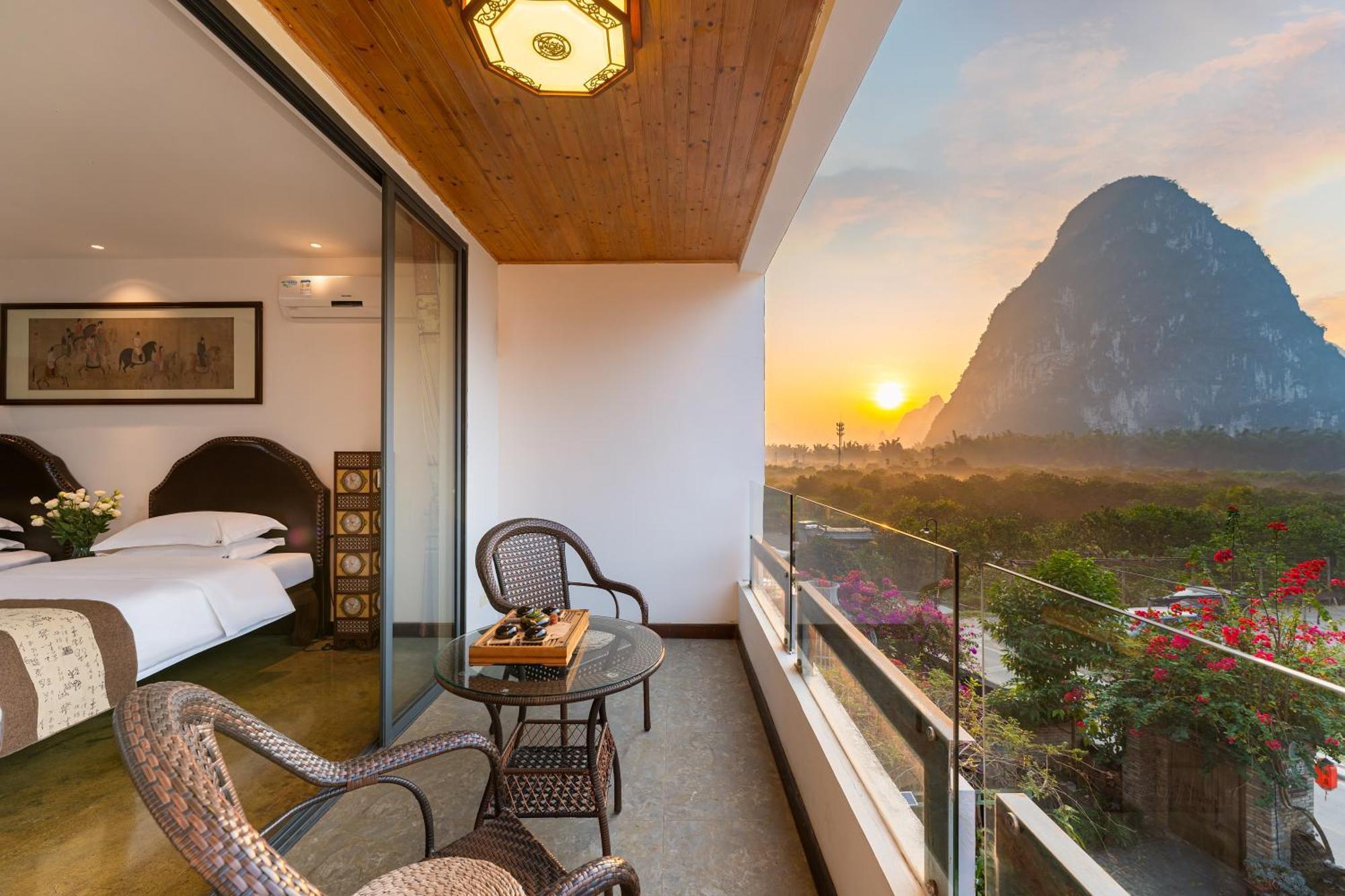 Leisure Courtyard Hotel Yangshuo-Free Shuttle Bus To Yangshuo Station Stay 2 Nights One Way Ngoại thất bức ảnh